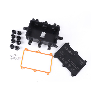 户内外电缆防水接线盒塑料水下分线端子盒IP68防雨密封电线安置盒