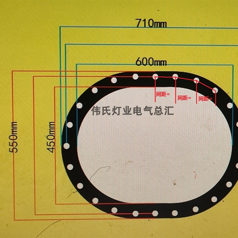船用人孔盖垫密封圈标准船舶密封垫片密封胶条压载舱道门橡皮垫