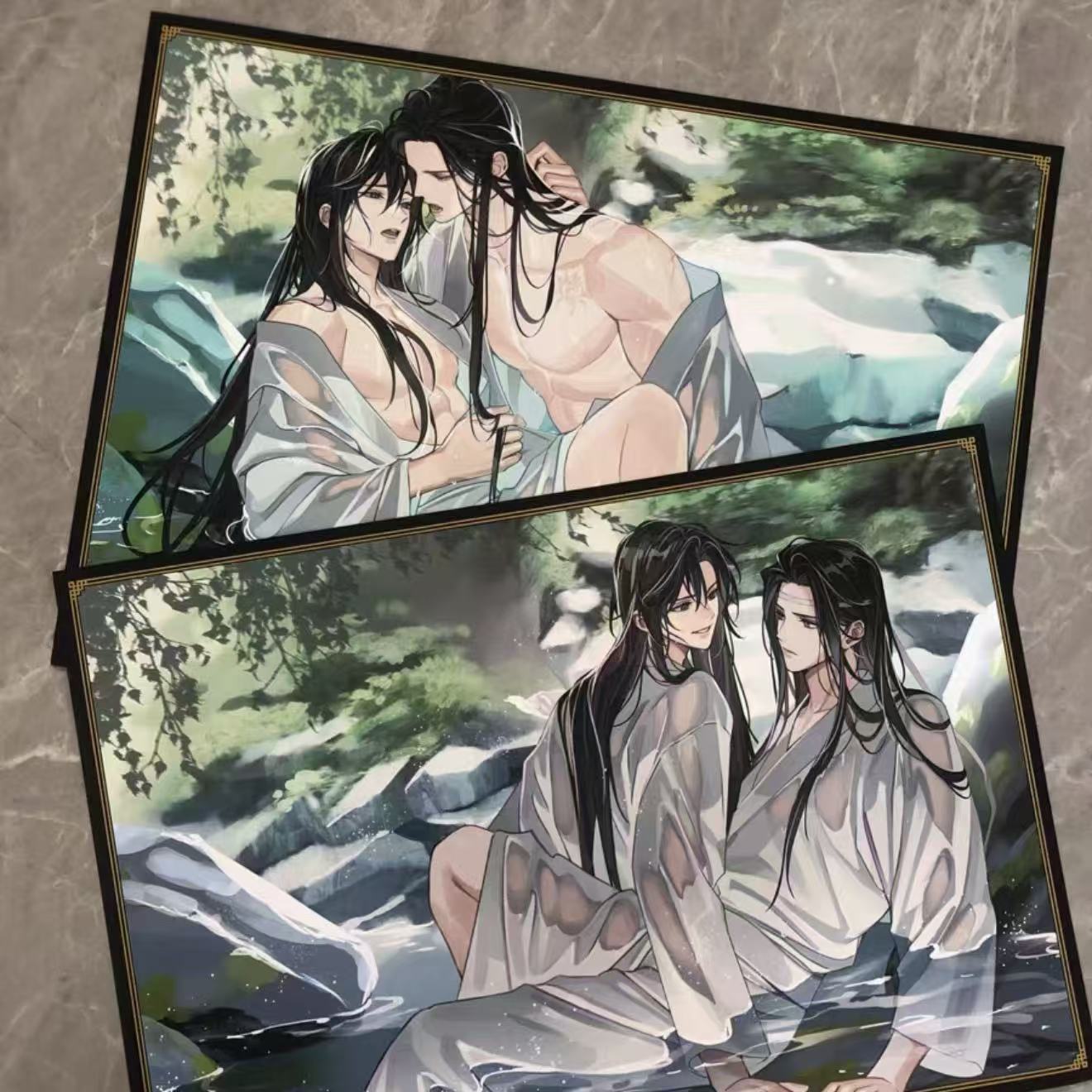 日谷 魔道祖师周边卡片立牌爱恋万象齿轮原画卡片亚克力立牌谷子