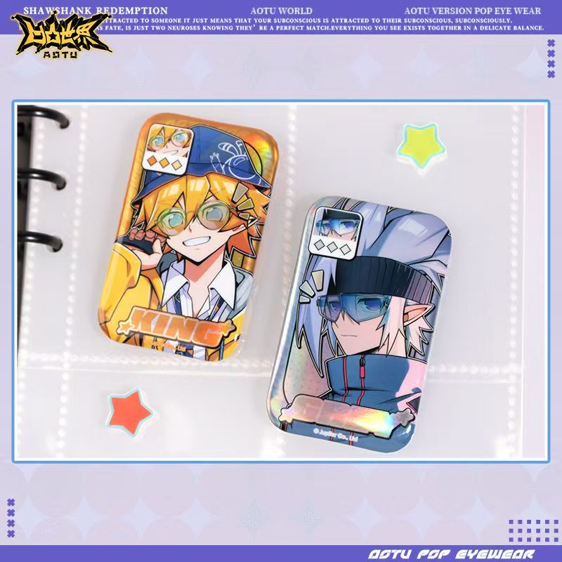 凹凸世界眼睛系列徽章格瑞雷狮