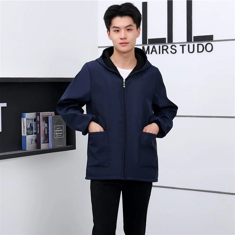 新款加绒防水防油带帽罩衣成人男女士冬长袖工作服护衣反穿衣围裙,男装,工装制服,淘宝优惠券,粉丝福利购,淘宝优惠卷