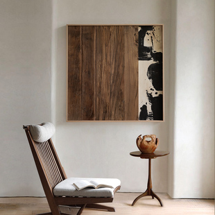 创意侘寂风中古风墙上墙面装饰品挂件复古天然风化木壁饰墙饰挂饰