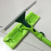 多功能2米长伸缩杆窗帘擦玻璃器擦窗器清洁窗墙壁刷玻璃刮双面擦