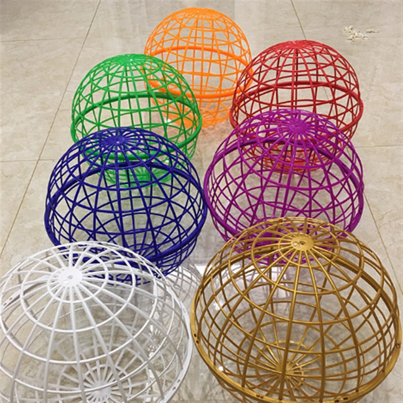 圆形兔笼农场景区网红走地鸡笼子新裁可滚动防护笼塑料球形鸡笼