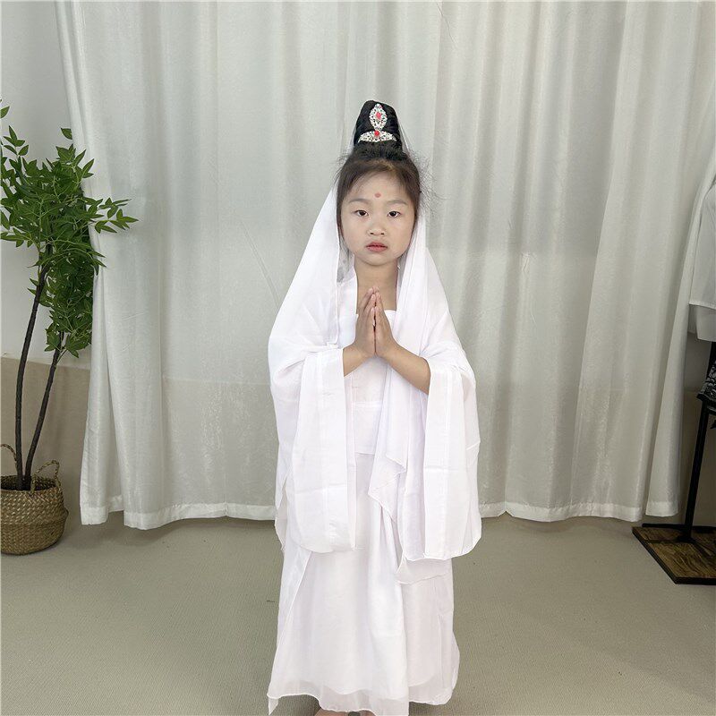 如来佛祖观音服装儿童西游记道具全套舞台戏服观世音菩萨表演出服