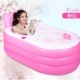 充气浴缸情侣泡澡浴盆成人加厚折叠双人用浴桶塑料儿童沐浴洗澡盆