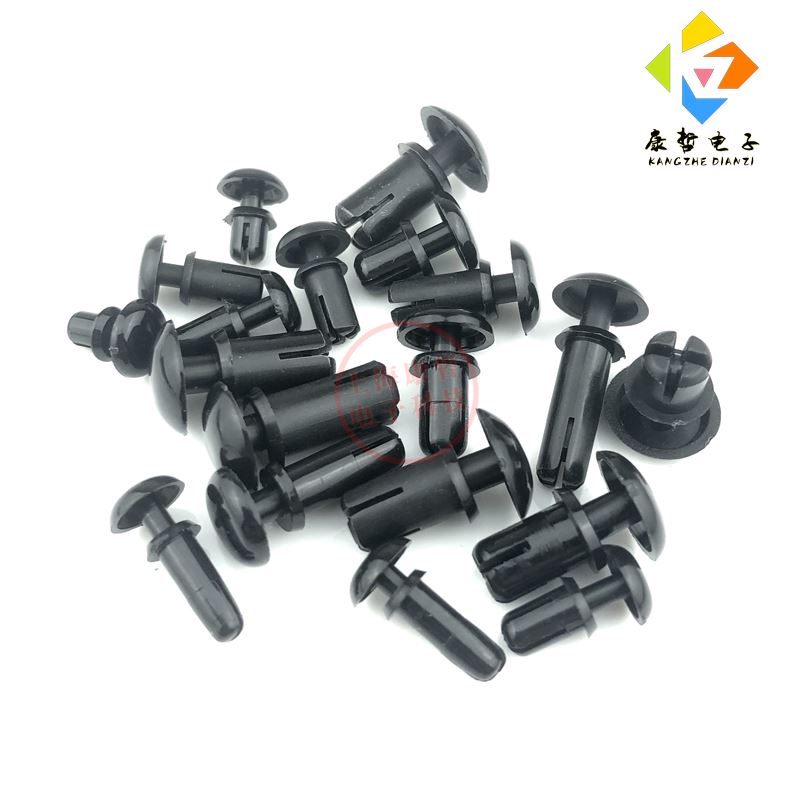 1000只尼龙铆钉蓬胀铆钉R型/形PC板铆钉塑胶卡扣塑料子母铆钉R3R4