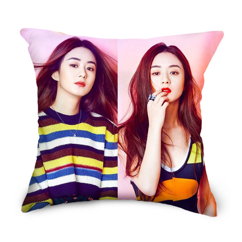 DIY抱枕定制来图定做照片双面睡觉枕头真人图片创意长方形靠枕