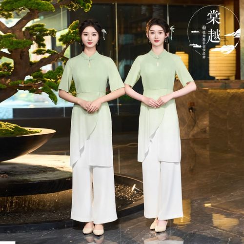 棠新款越足浴技师工作服女足疗按摩衣服养生馆高端spa采耳师工衣