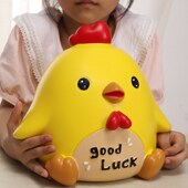 大容量网红小鸡存钱罐只进不出儿童男孩女生储蓄钱罐2023年新款