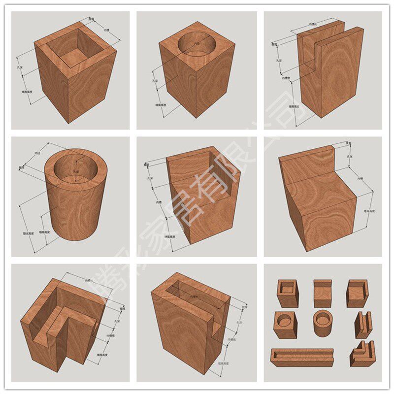 通用婴儿床垫高定制实木桌腿增高神器沙发脚松木支撑茶几底座木块