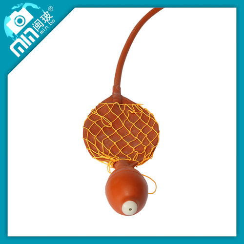 包邮橡胶双联加压球 实验室用双联打气球橡胶吸球二连球配防爆网