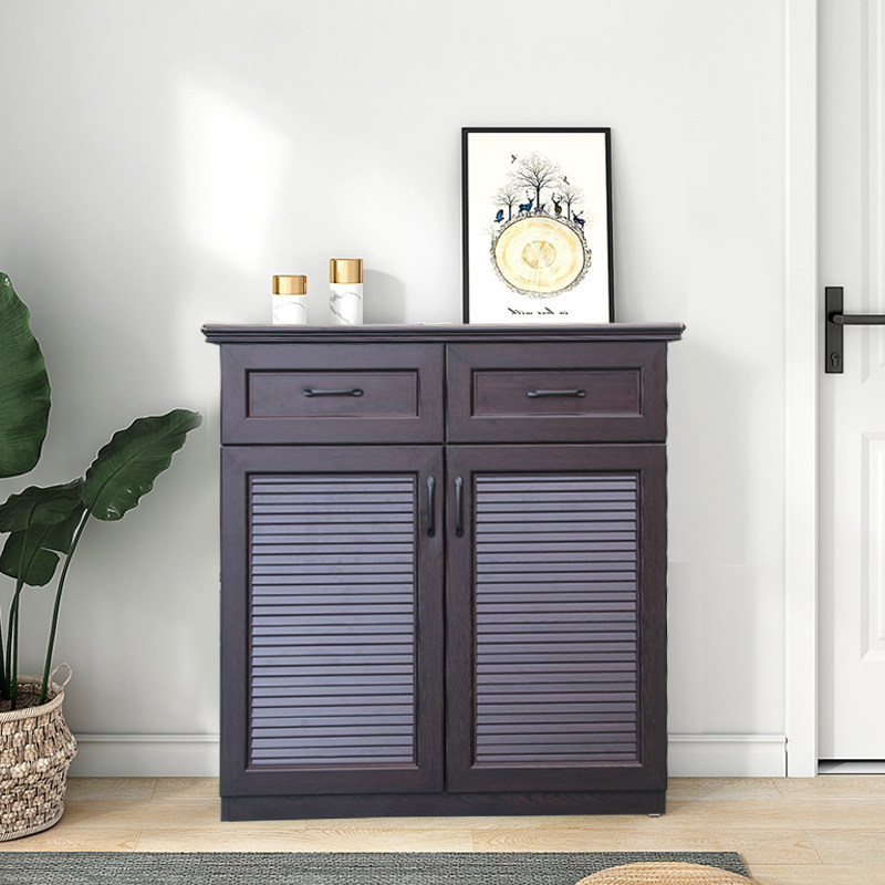 胡桃木全铝合金鞋柜家用门口百叶门透气户外防水防尘进门整体定制,住宅家具,鞋柜,淘宝优惠券,粉丝福利购,淘宝优惠卷