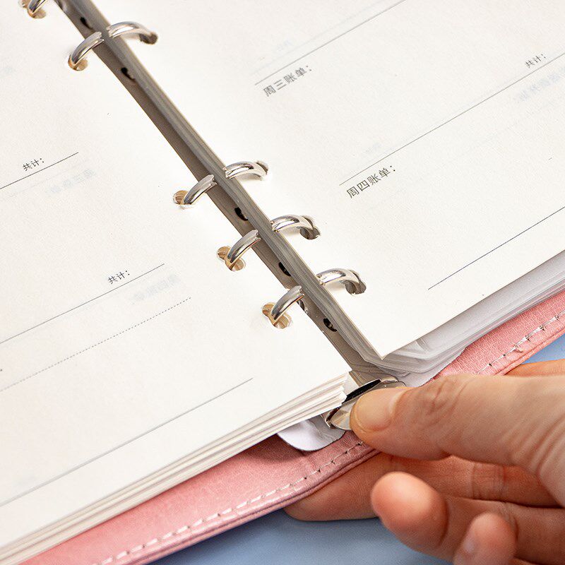 DIY情侣存钱本活页大容量现金存单纪念钞钱币收藏册收支明细账本