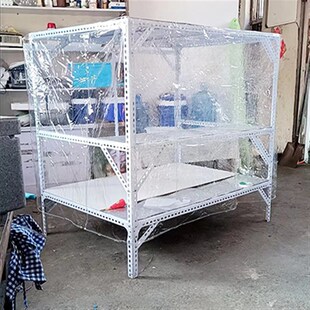 简易衣柜防尘罩透明定制鞋架书柜全包带拉链碗柜厨房置物架防油罩