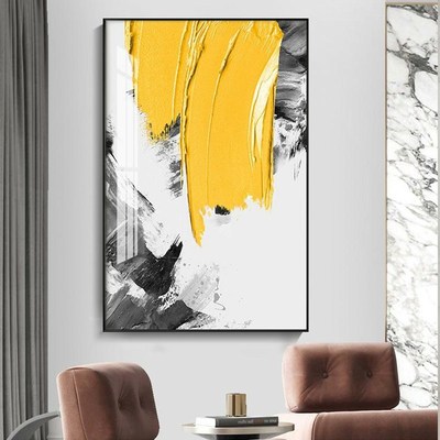 北欧轻奢玄关黑白水墨意境简约装饰画沙发单幅壁画卧室床头挂画