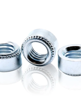 压铆螺母镀锌标准件钣金卯帽S-M2.5M3M4M5M6M8M10M12M2-0/1/2