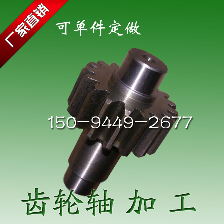 【订制】厂家直销 单件成批 圆柱齿轮轴定做加工 一个起订