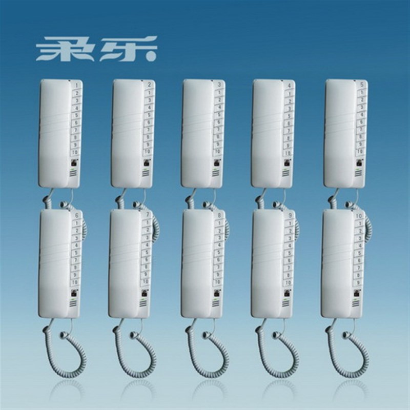 网内电话10路对讲通话机楼宇内网有线专线电话柔乐牌R0010