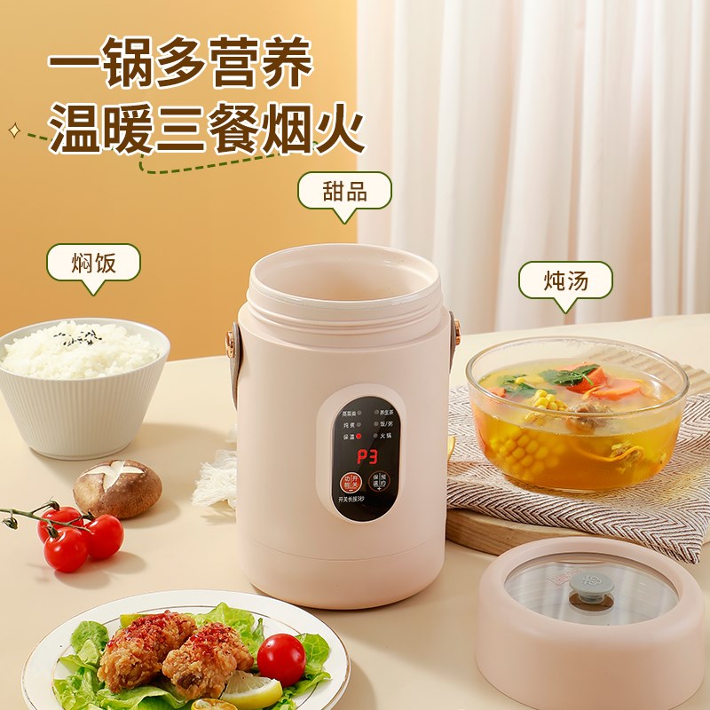 群得乐小电提锅多功能办公室养生便携式迷你泡面锅煮粥煲汤电炖锅