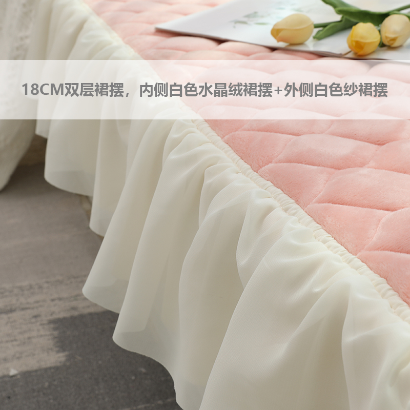 飘窗垫水晶绒四季通用阳台垫窗台垫坐垫卧室飘窗台垫子定制机洗