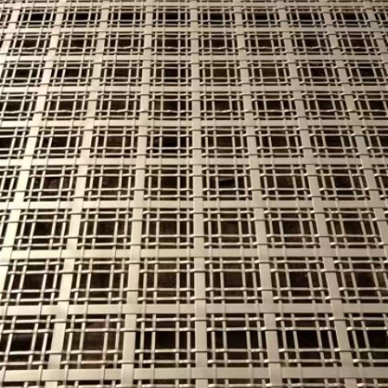 不锈钢装饰网金属幕墙网网帘编制网金属垂帘酒店屏风吊顶隔断编织