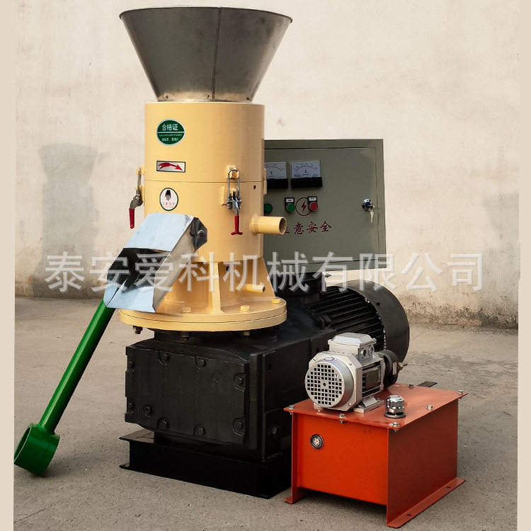 电柴油机带生物质颗粒机 锯末秸秆木屑颗粒成型 300型 350型可选