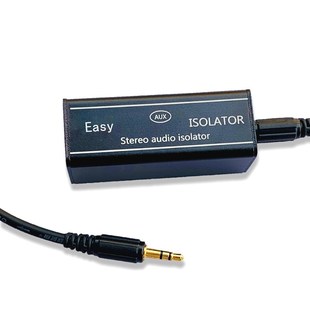 .音频隔离器音响噪声电流声消除杂音共地波U降噪器抗干扰器