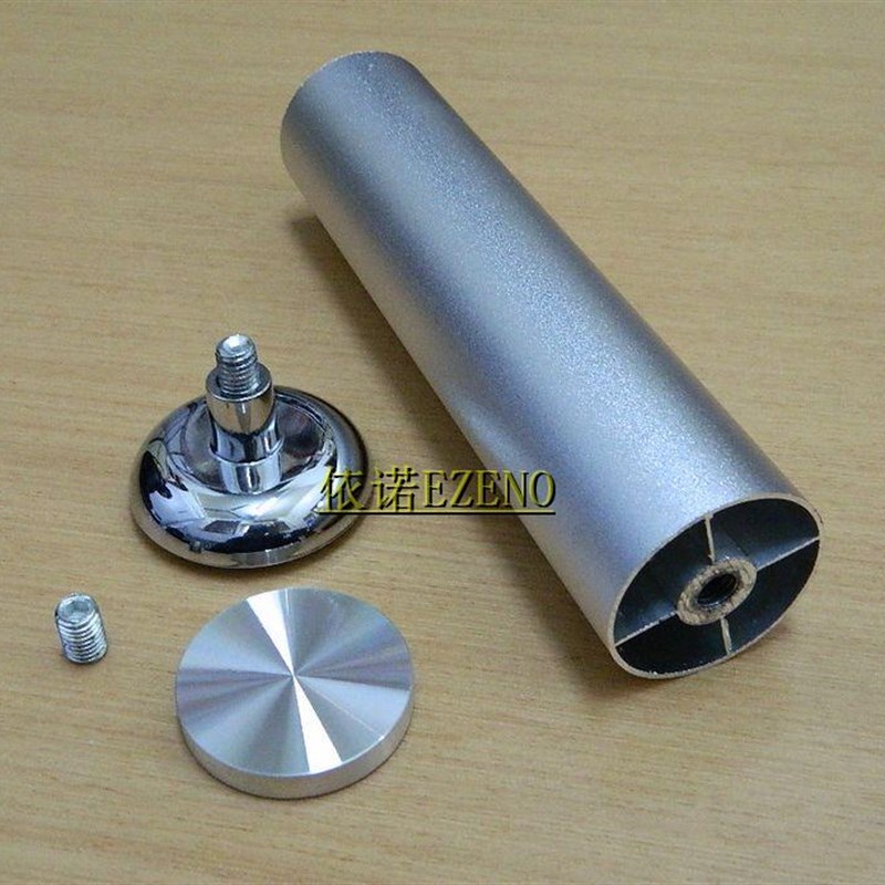 依诺配铝饼重型加厚合金柜脚 茶几脚 吧台脚 家具脚 橱柜脚400mm