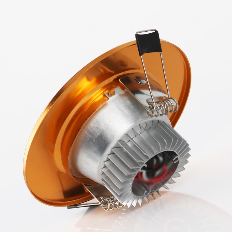 筒灯LED天花灯嵌入式家用5瓦孔7-客厅过道吊顶洞灯猫眼灯射灯