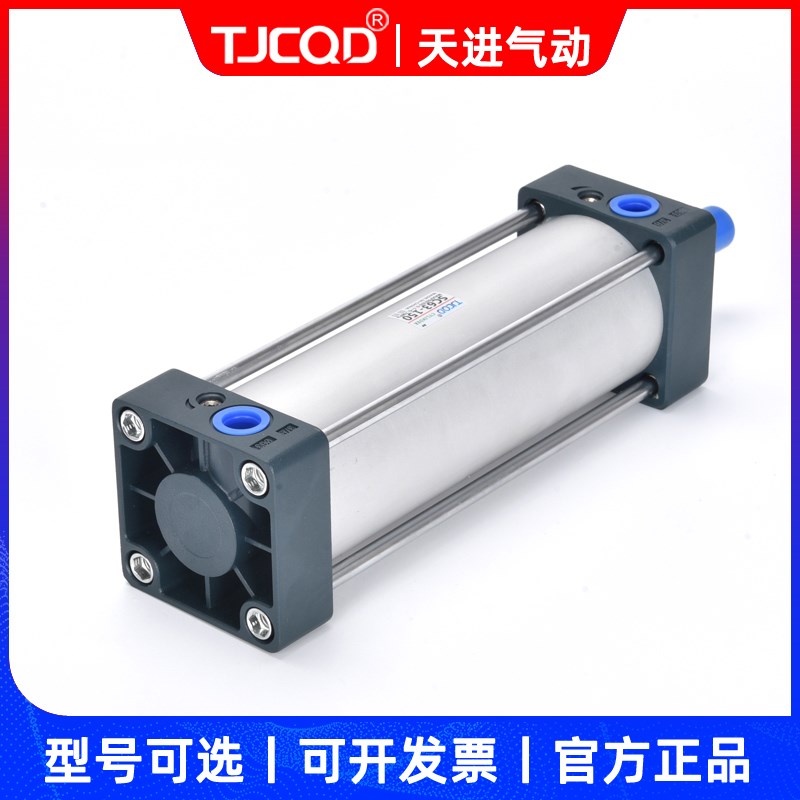 TJCQD天进气动铝合金大推力标准气缸SC80*25/50/100/150/175/200S