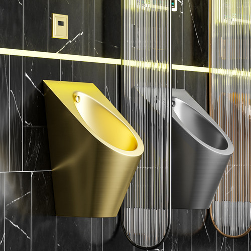 小便斗挂墙式酒店厕所冲水感应小便器男士站立小便池壁挂式