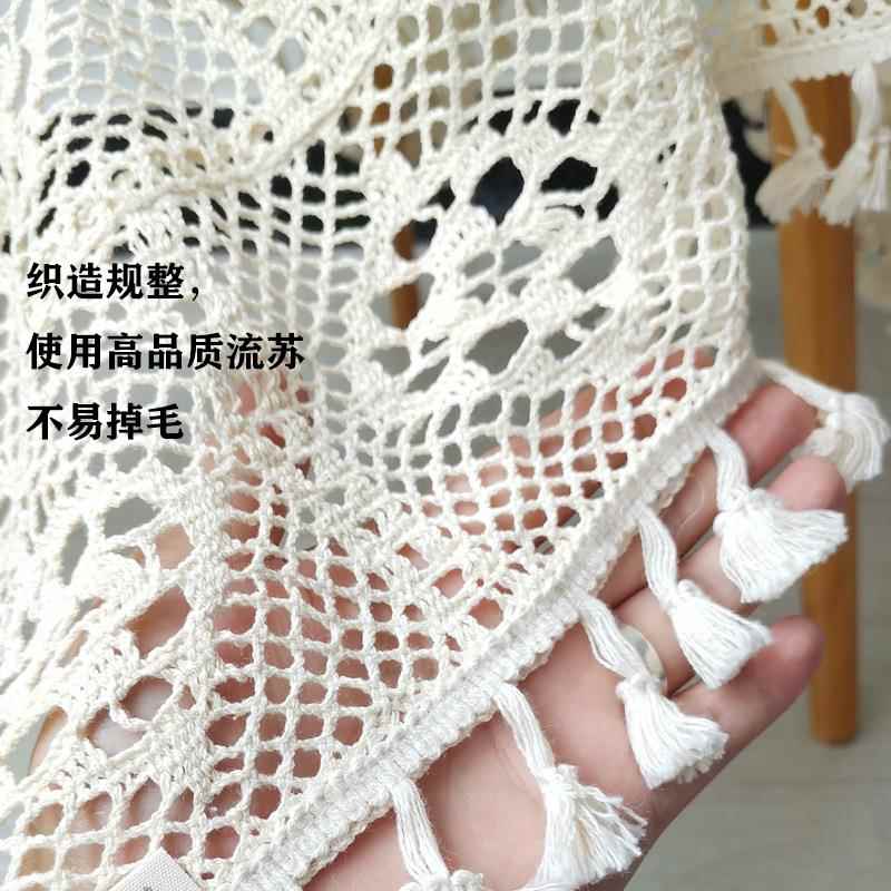 茶几桌布蕾丝餐桌布长方形布艺台布欧式圆家用小清新桌布棉麻盖布