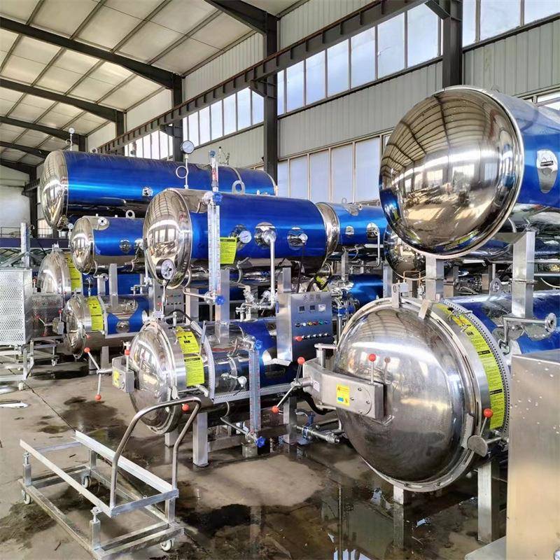 全自动高温肉制品杀菌锅黄豆高温高压蒸煮锅大型商用馒头蒸锅厂家