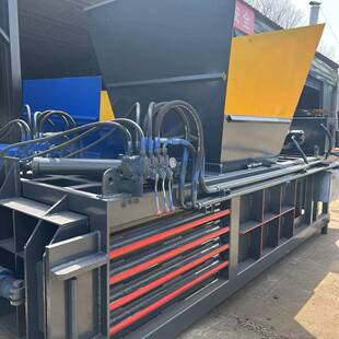 卧式纸皮液压打包机厂家大型卧式废纸液压打包机收购站液压打包机