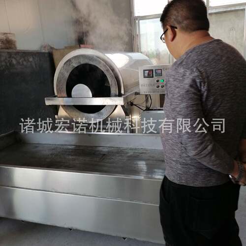 黑OIB商用鹰嘴豆电磁炒货机 豆粕麸料皮环保多炒货机 米薏米功能