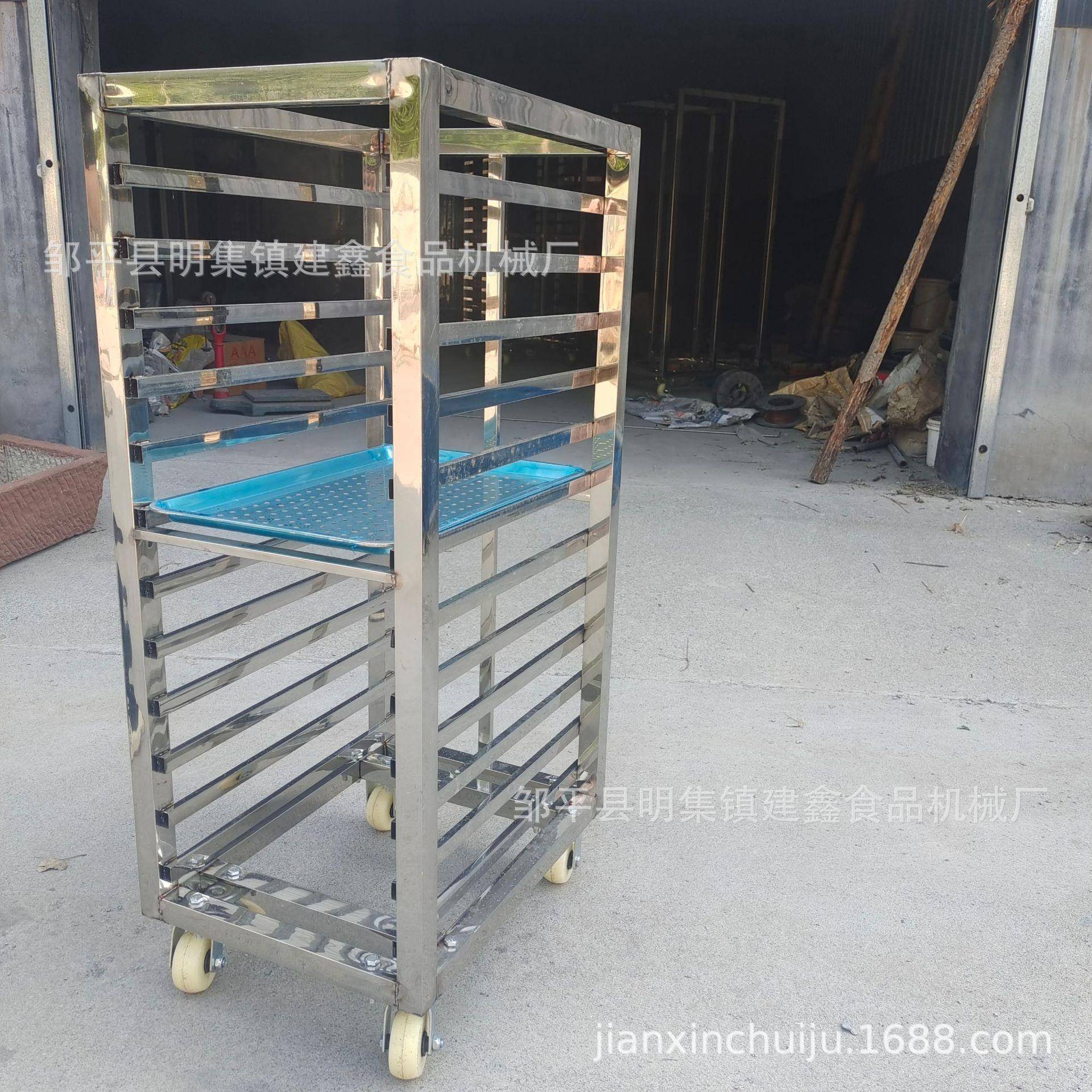 304材质果脯冷冻架子车馒头蒸房蒸车食品周转车