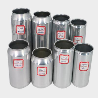 食品级易拉罐精酿啤酒罐饮料易拉罐金属罐铝罐可印logo铝盖202