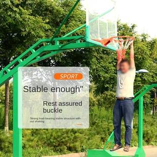 Outdoor adult basketball stand standard movable basketball