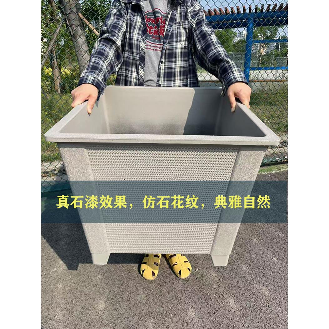 花盆广场树QLV脂外超斯堪的纳维户亚庭院加厚大大型高大盆景广场