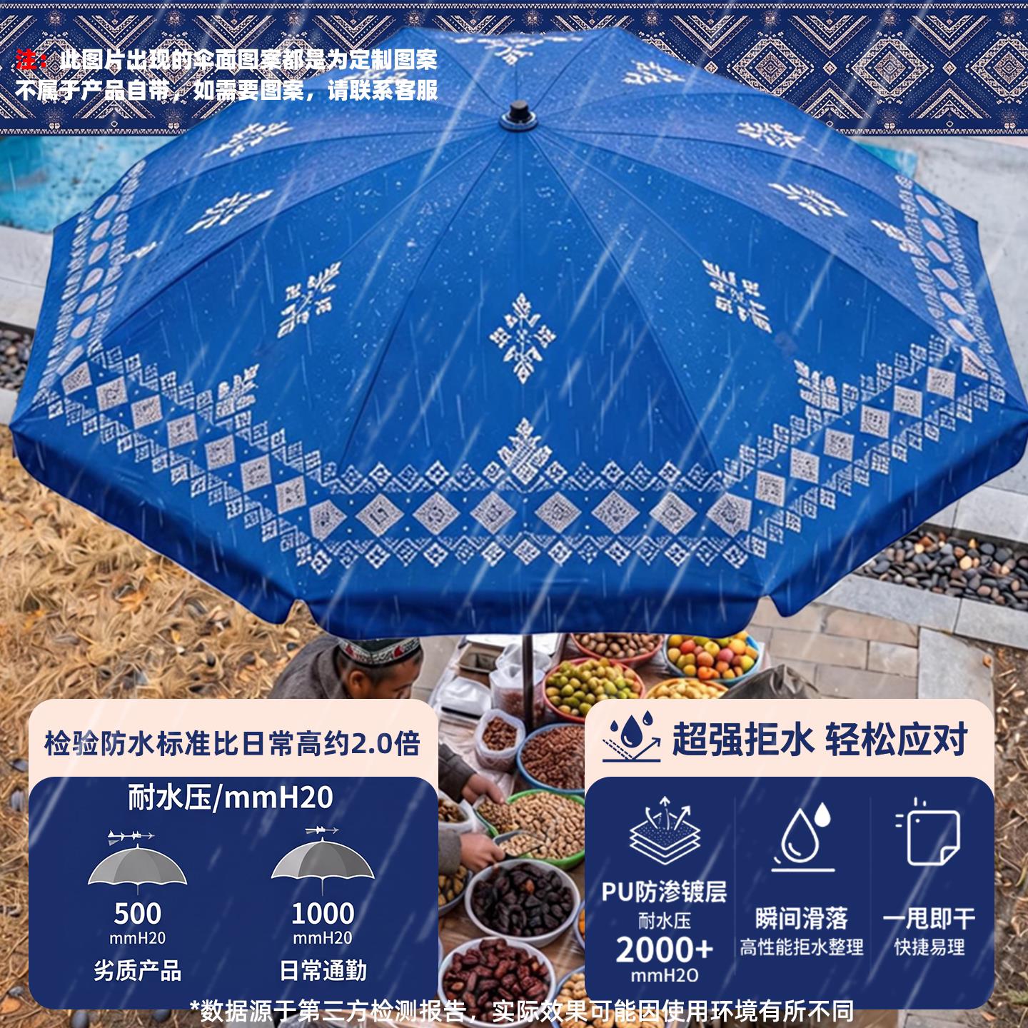 三轮车专太阳伞摆摊遮阳用伞大XJ-ZYS-B伞户外巴扎折集市夜市餐早