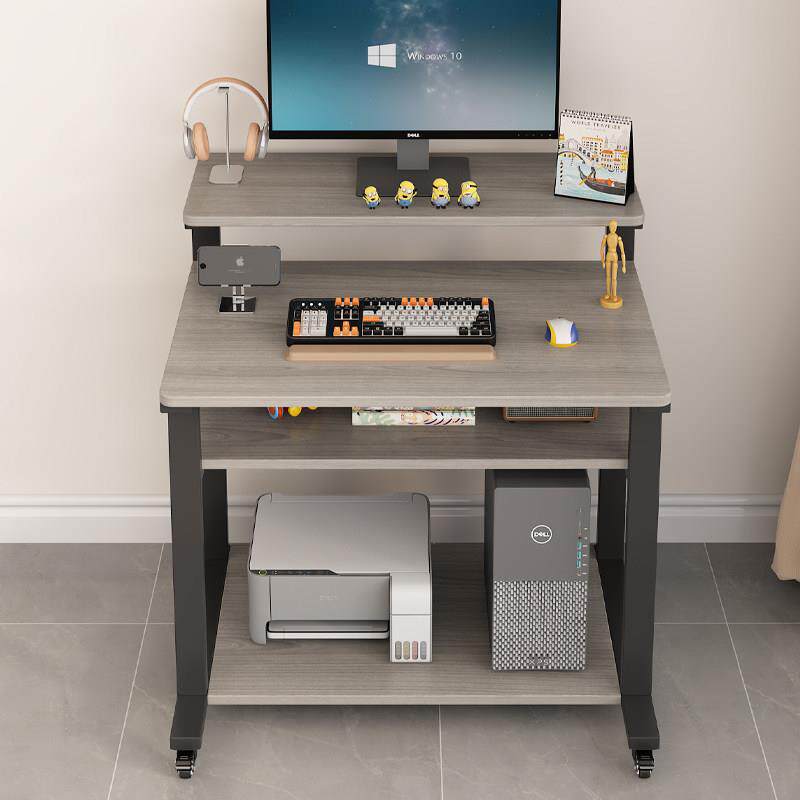 电脑桌台式家用小户型卧室沙发桌子工作学习床边笔记本可移动书桌