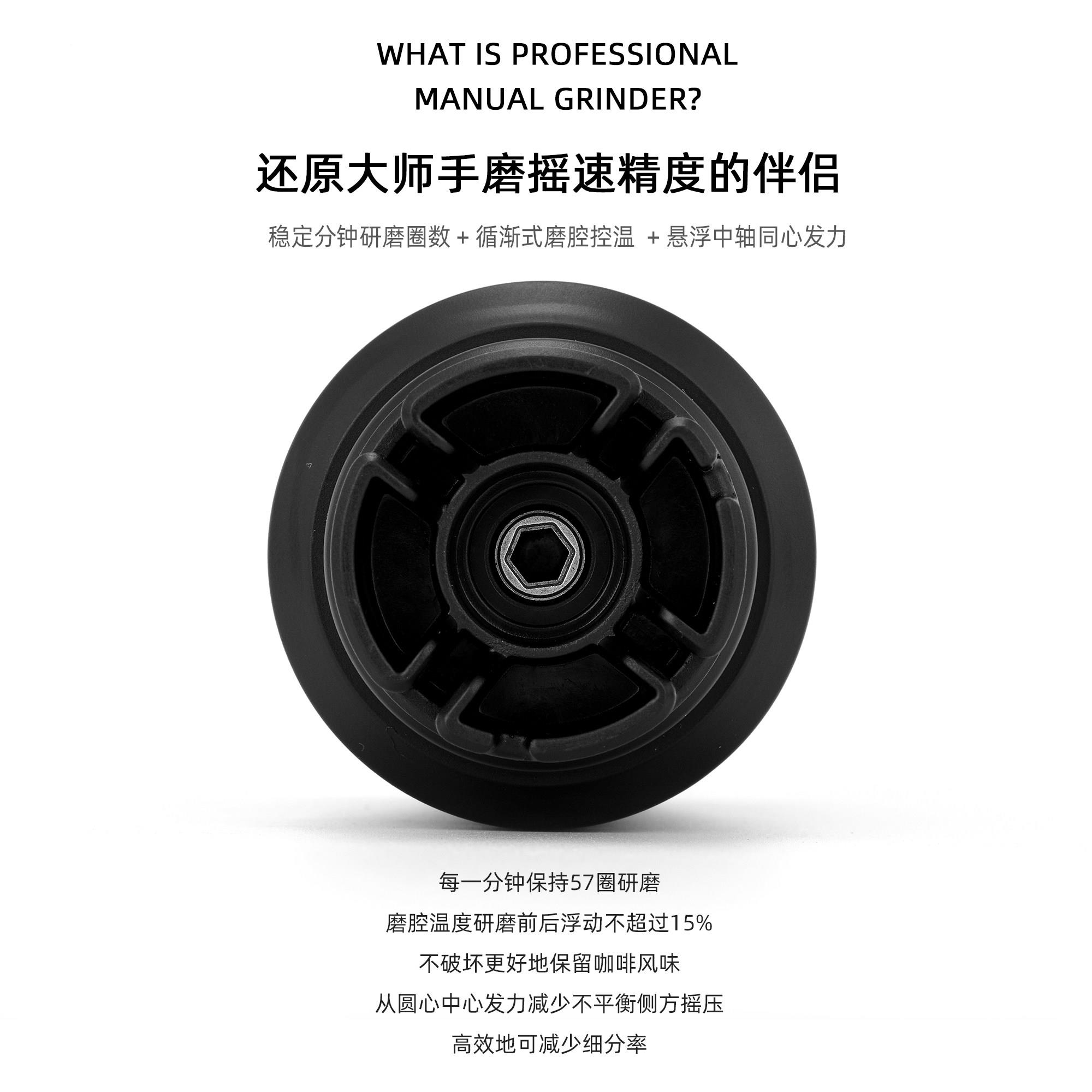 啡力量通泰摩子C5手摇磨豆机咖改电动模块c3s栗c2esp配件用研M1-T