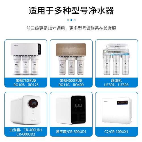 开能奔泰反渗透RO125净水器滤芯RO1250/22/白宝箱C40/1100UX1原R
