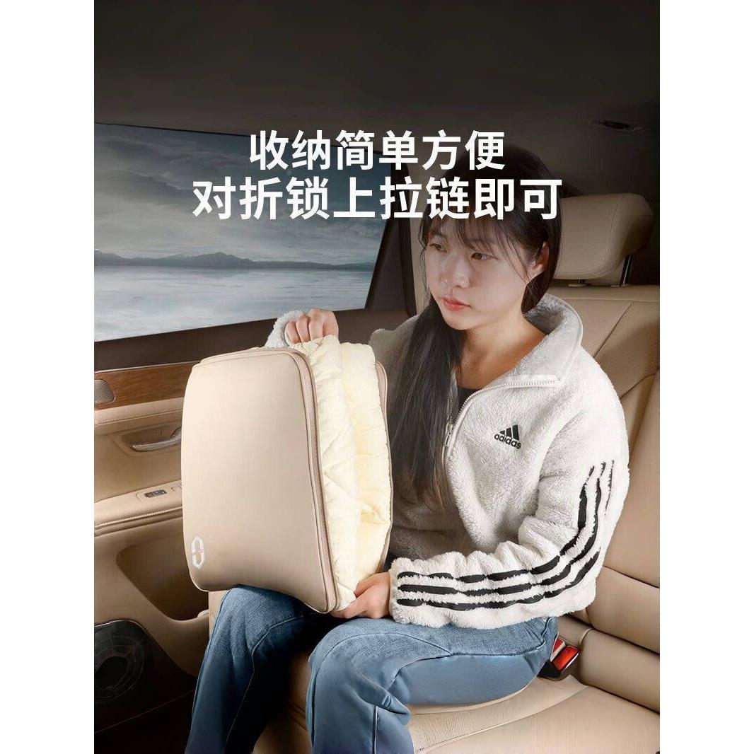 文杰被MM5枕M9汽车问界汽车空调被车多7功能腰垫两用汽内饰用品配