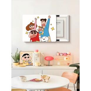 电表箱装饰画多媒体弱电箱遮挡电闸配电箱网线盒盖板2025上新薄款