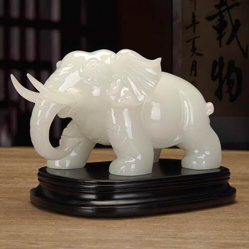 吸水财象摆饰一宅大对镇高级感客厅装饰品入户玄关办招wmd_9088公