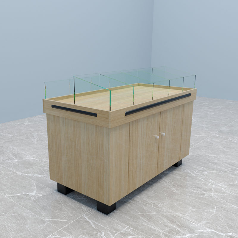 超市五谷杂粮展示柜散货散称零食货架中岛柜炒货瓜子糖果乾果货架