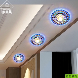 创意过道灯走廊灯 玄关灯现代门厅灯水晶天过道灯