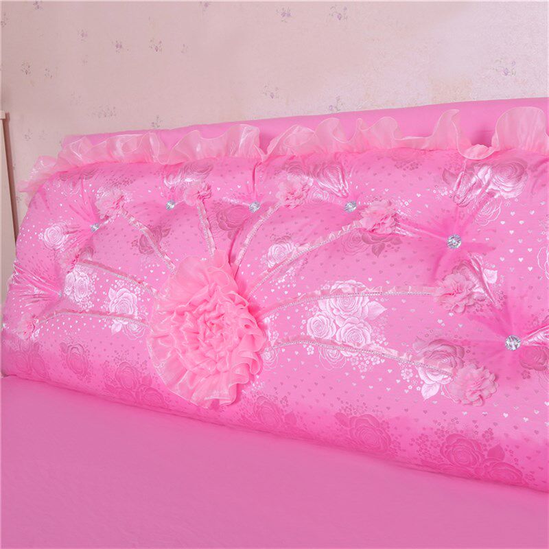 韩贡缎全棉床头大靠背软包粉色靠垫靠背人长靠枕婚庆床头靠背,居家布艺,靠垫/抱枕,淘宝优惠券,粉丝福利购,淘宝优惠卷